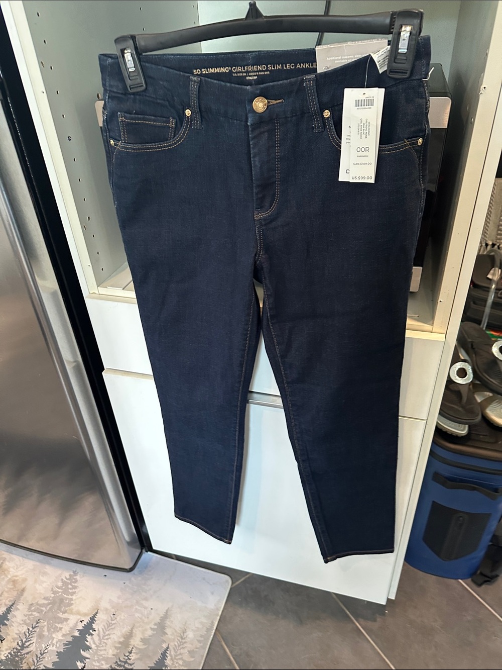 Chicos slimming jeans stretchy nwt $99 retail
